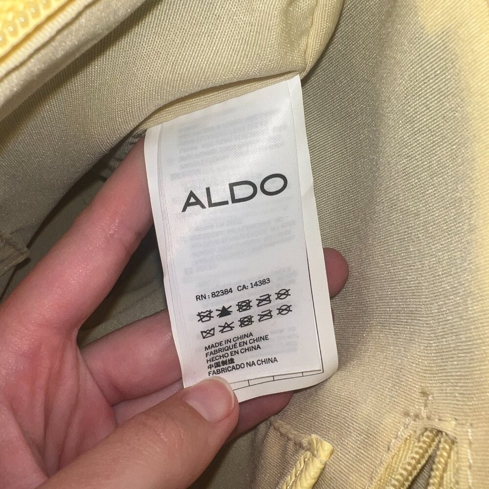 Pastel Yellow Aldo Tote - Picture 5 of 5